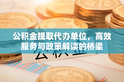 北斗公积金提取代办单位，高效服务与政策解读的桥梁