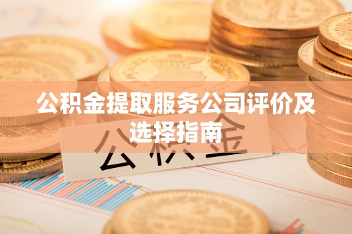 北斗公积金提取服务公司评价及选择指南