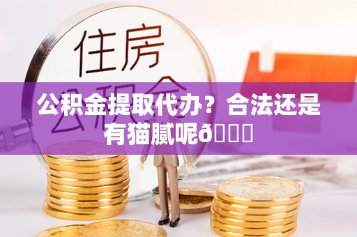 北斗公积金提取代办？合法还是有猫腻呢😏