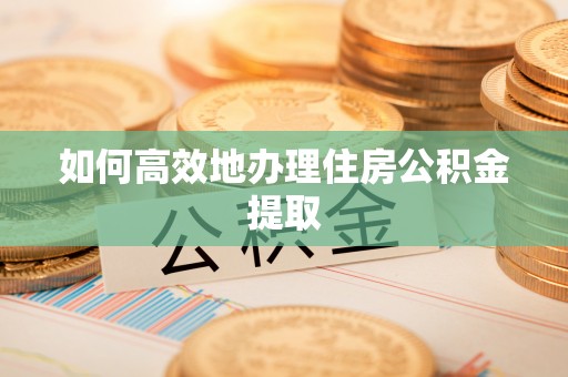 北斗如何高效地办理住房公积金提取